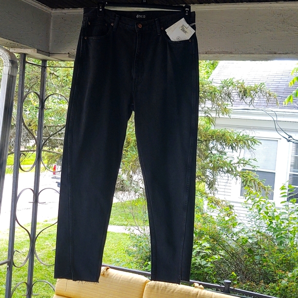 Ética Finn Slim Straight in Obsidian (Black) Size 31 NWT - Picture 1 of 6